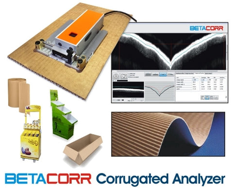 Special Purpose Instruments: BetaFold Folding Carton Crease and Fold Analyzer, BetaCorr Corrugated Analyzer, Beta Precision Digital Electronic Rulers
