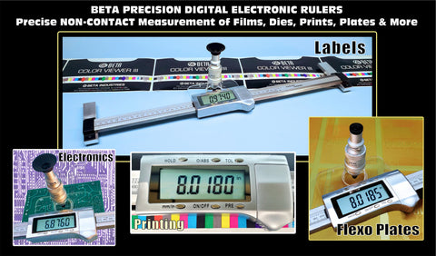 BETA PRECISION DIGITAL ELECTRONIC RULERS, NON-CONTACT MEASUREMENT FOR LARGE AND SMALL DISTANCES