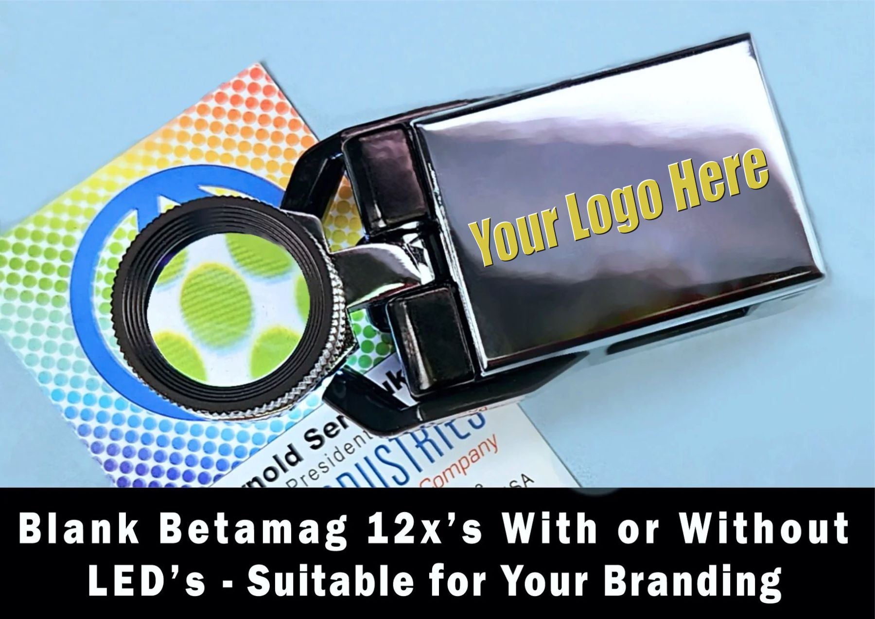Betamag 12x With LED's All-Purpose Magnifier Customizable For Your Logo ...