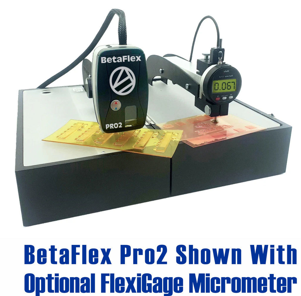 Betaflex Pro2 with optional Flexigage micrometer 
#BetaFlexPro2,&nbsp;#BetaFlexPro, #BetaflexPro2FlexoPlateImageAnalyzer, #Flex3pro, #Flex4pro, #Betaflex334, #Betaflex335, #VipflexFlexoPlateAnalyzer, #HdFlexoViewingAnalyzer, #flexoPlateAnalysisQualityInspection, #flexoPlateReader, #FlexoDotMeter, #FlexographicHalftoneAnalysis, #FlexographicImageAnalyzer, #FlexographicPlateAnalyzer, #troika, #FlexoImageAnalysisControl, #FlexographicPlateImageAnalysisControl