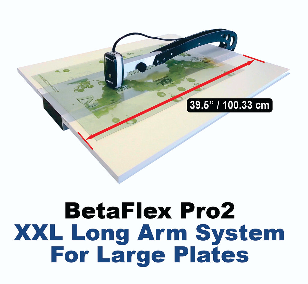BetaFlex Pro2 XXL Long Arm System to measure flexo plate images for large plates up to 60 inches /  150 cm