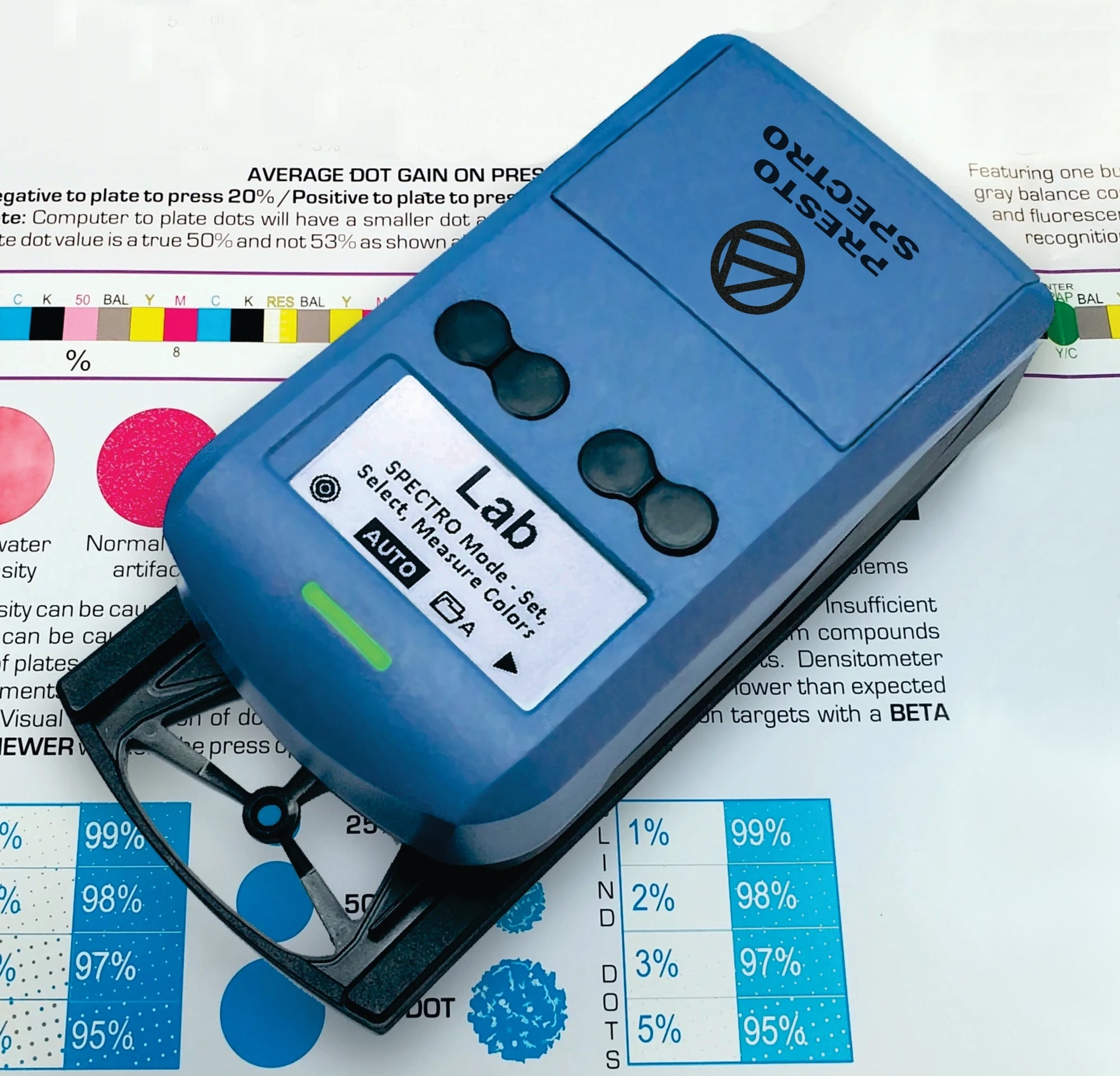 Specto Screen BETACOLOR PRESTO SPECTRO (Spectro-Densitometer) BEST PRICED SPECTRO ...