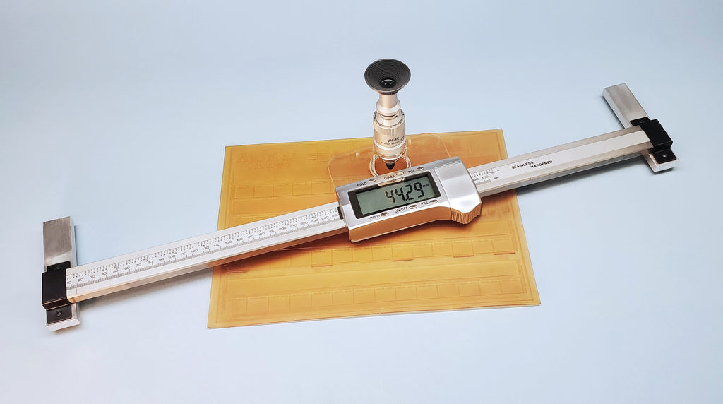 BETA PRECISION DIGITAL ELECTRONIC RULER - Exact Measurement of Materials & Stretch, flexo plate and label measuring