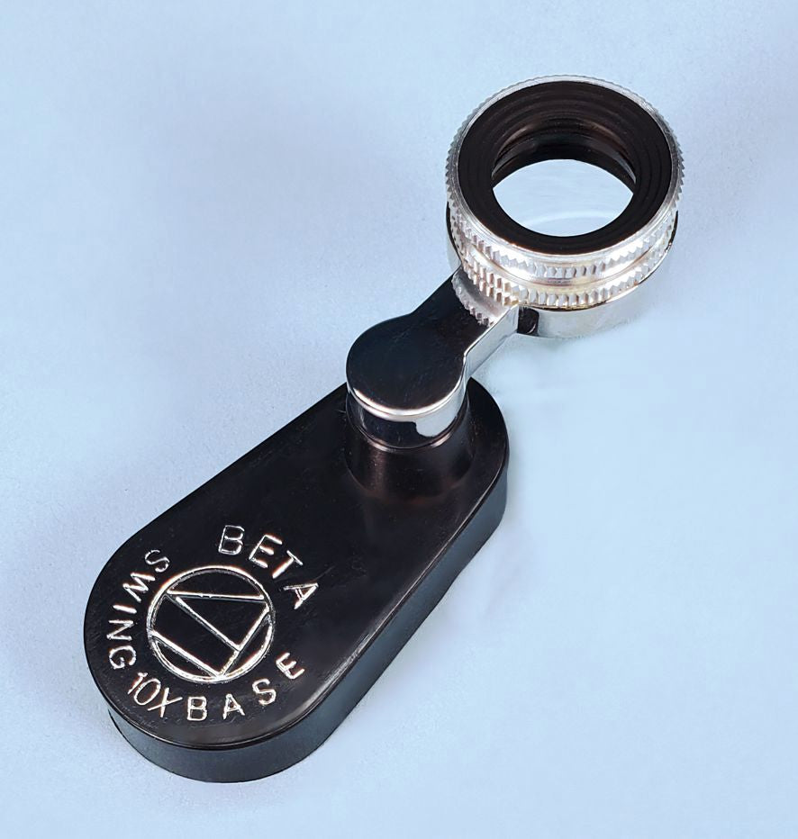 SWINGBASE 10X FLAT FIELD, COLOR CORRECT, METAL AND GLASS MAGNIFIER ...