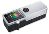 Techkon SpectroDens ADVANCED colorimetry and density device with a large, high-resolution display screen and a built-in magnifier. Techkon SpectroDensitometer